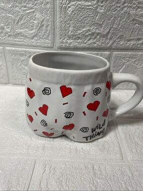 Vintage Ganz "Wild Thing" Heart Boxer Shorts Novelty Coffee Mug